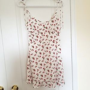 Abercrombie and Fitch Tie-Strap Slim Waist Mini Dress